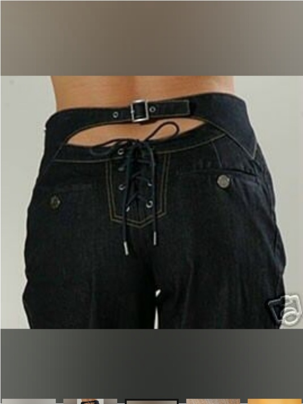 L.A.M.B Boudoir collection vintage 2005 sailor jeans rare find - Picture 3 of 3